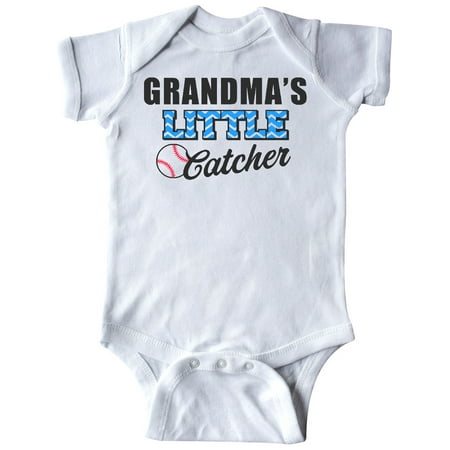 

Inktastic Baseball Grandmas Little Catcher Gift Baby Boy Bodysuit
