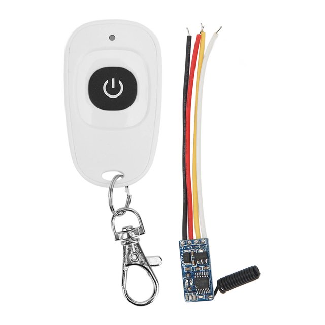 EOTVIA Mini Remote Control Switch High Sensitivity LED Light Relay Switch With Receiver DC 3.5‑12V,Mini Controller Remote Switch,LED Light Remote Switch