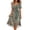 Army Green, variant on Chiffon Dresses for Women A Line V Neck Ruffled Hem Midi Dresses Short Sleeve Elegant Classy Floral Beach Flowy Dress 2026 Spring Summer Wedding Guest Dress Army Green L