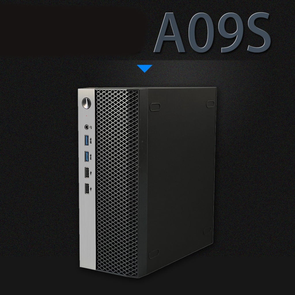 Space Saving Metal Desktop Tower Case Mini Computer Encloses Easy To Transport