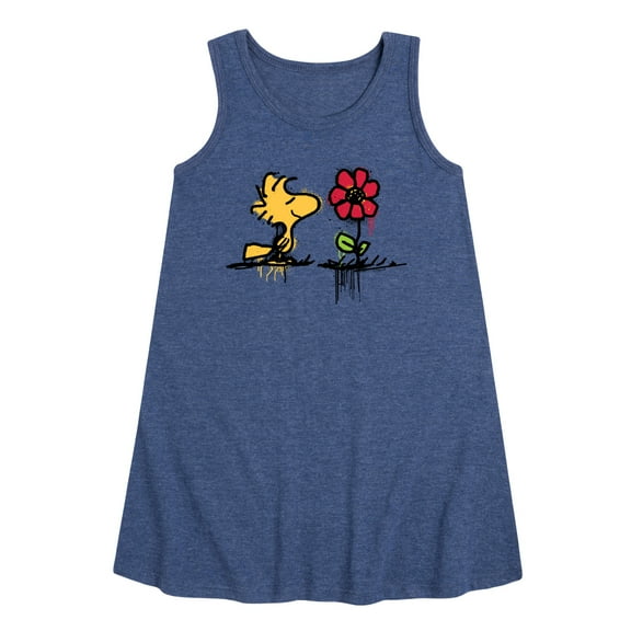 Peanuts - Woodstock Rose - Toddler and Youth Girls A-line Dress