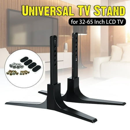 Top Mount Base - 32-65'' Universal TV Stand Base Plasma LCD Flat Screen Table Top Pedestal Mount