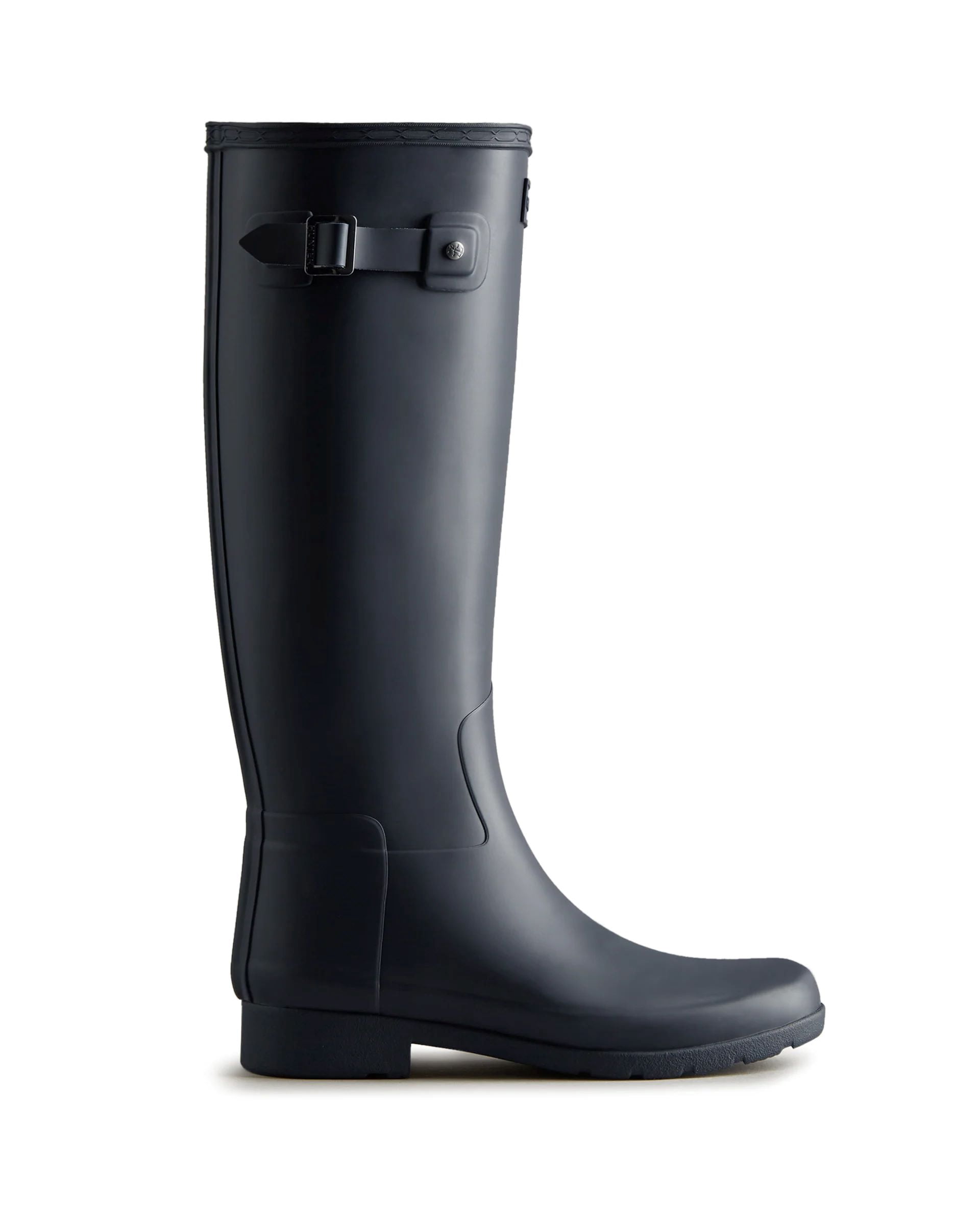 Hunter Women's Original Tall Waterproof Rain Boots, Navy, Size 10