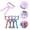 Pink, variant on Spring Threading Tool 1 Set 2 Pcs Threading Beauty Epilator Facial Hair Remover Tool for Smooth and Gentle Grooming
