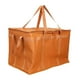 thumbnail image 5 of Bolsa térmica para entrega de comida, plegable, portátil, resistente, mantiene comida caliente, bolsa grande con aislamiento térmico para entrega Marrón, 5 of 8