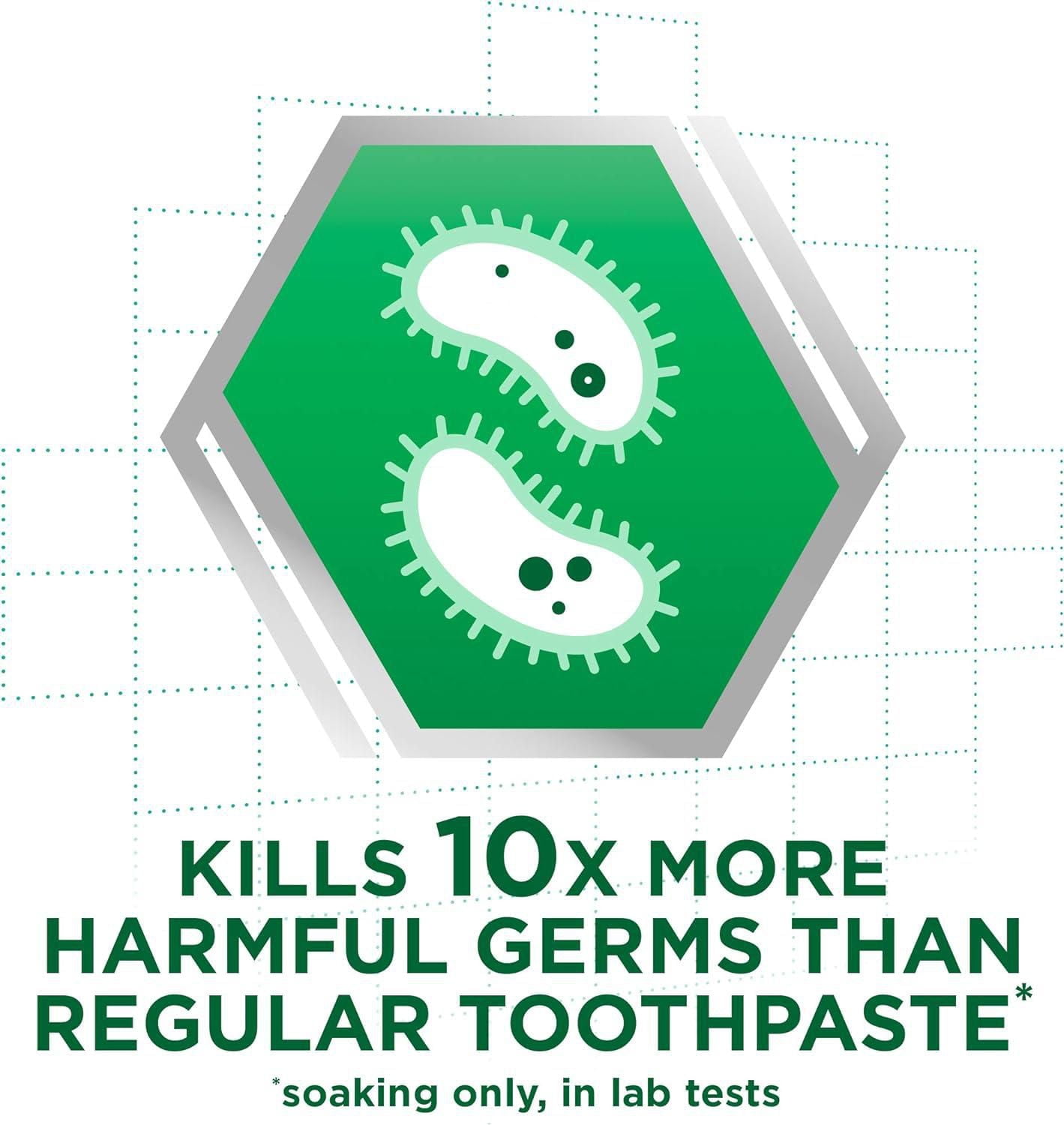 Polident Pour la nuit Nettoyant quotidien pour prothèses dentaires 40 Fraîcheur de menthe triple