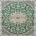 thumbnail image 1 of Ahgly Company Machine Washable Indoor Square Traditional Pale Silver Gray Area Rugs, 10' Square, 1 of 7
