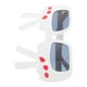 thumbnail image 4 of KAKOWELY Gafas de gestos, gafas de sol con gestos divertidos, disfraz de cosplay con gestos, gafas de cosplay con gestos, 4 of 5