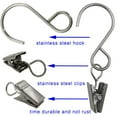 thumbnail image 3 of Crochets Pince à Rideau Boucle Accessoires de Rideaux Commerce Extérieur Européen 20 Pcs Solution de Fixation Durable et Pratique pour Draperies 20 Pcs, 3 of 6