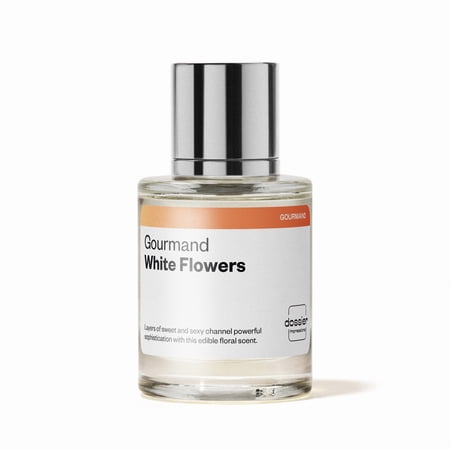 Dossier Gourmand White Flowers Eau De Parfum, Inspired by Viktor&Rolf's Flowerbomb, Perfume for Women, 1.7 oz