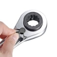 thumbnail image 5 of Unique Bargains 4 in 1 Reversible Ratcheting Wrench, 17-19-22-24mm 12 Point Double Box End, 72 Teeth, Metric, CR-V, 5 of 5