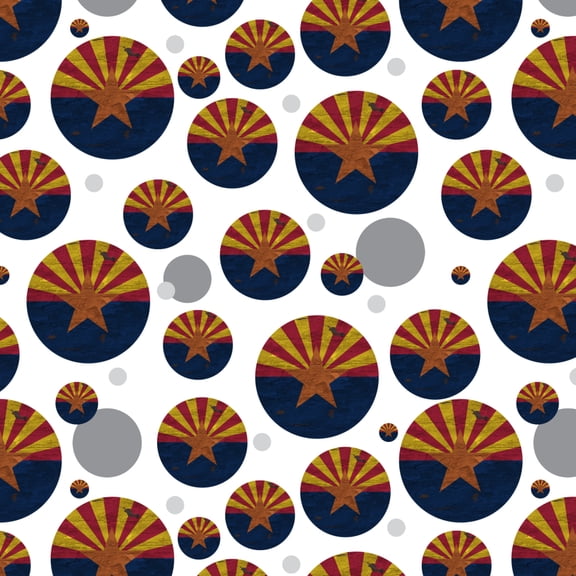 Rustic Arizona State Flag Distressed USA Premium Gift Wrap Wrapping Paper Roll