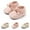 Beige, variant on 0-12M Infant Baby Boys Girls Slippers Cozy Embroidery Canvas Mary Jane Newborn First Walkers Crib Flats Shoes with Hook Loop Beige