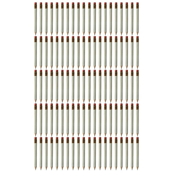 Premium #2 Hb Pencils 100 Pack - Pre-Sharpened Yellow Pencils With Erasers For Writing, Drawing & Sketching, Ideal For Classroom & Office Supplies