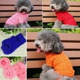 thumbnail image 2 of Frogued Pet Puppy Dog Cat Lovely Winter Warm Cable Knit Sweater Jumper Pet Clothes (Orange,M), 2 of 8