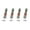 T30, variant on Mosiee 4Pcs Magnetic for Hex Head Screw Driver Bit 1/4Inch Hex Shank 25mm Spanner Sockets Sleeve Nozzles Nut Driver Set T9