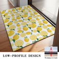 thumbnail image 3 of Yellow Lemon Fruit Slices White Pattern Door Rugs,Washable Non Slip Door Mats Indoor,Decorative Door Mats,Entry Mat Indoor for Entrance,Bedroom,Kitchen,Bathroom,20"x32", 3 of 6