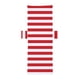 thumbnail image 1 of Stripe Beach Silla Cover Pool Silla Sillón Microfibra portátil con lado rojo, 1 of 8