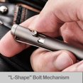 thumbnail image 2 of shiyou-Titanium Bolt Action Pen 4.72“ Retractable with Stainless Steel Pocket Clip Ballpoint Pen Compact Size Lightweight Compatible with Parker Refill, 2 of 4