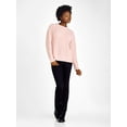 thumbnail image 2 of Time and Tru Women's Chenille Sweater with Long Sleeves, Midweight, Sizes XS-XXXL, 2 of 5