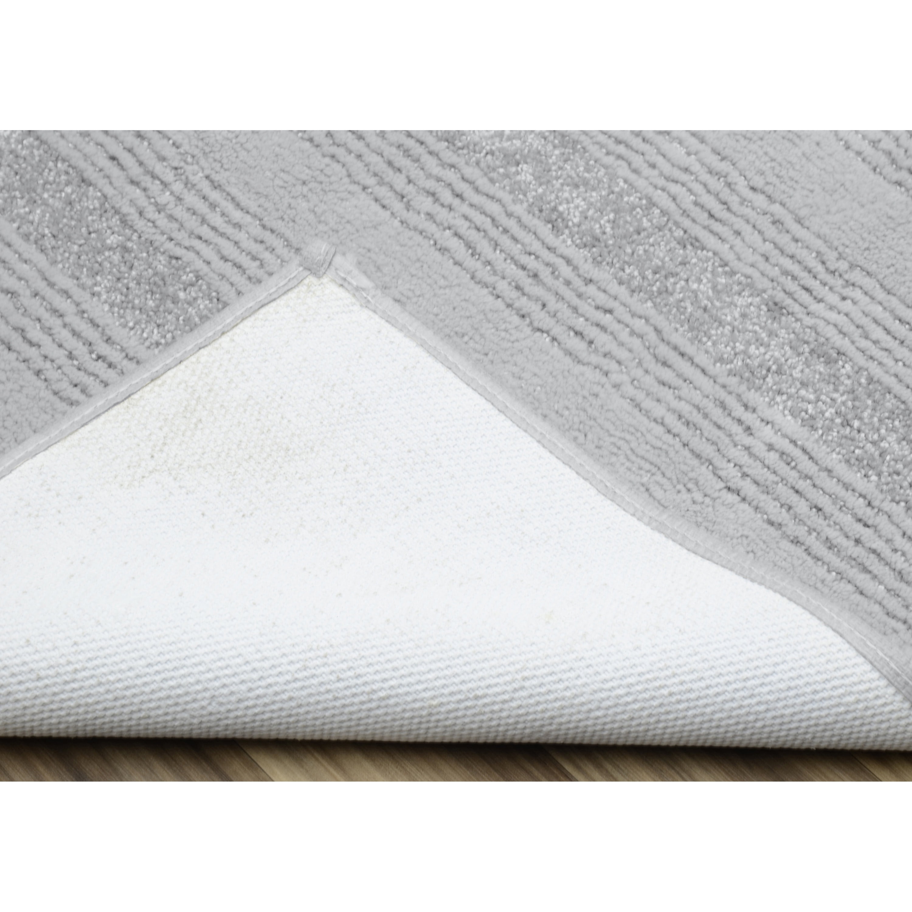 Garland Rug Essence Washable Nylon Platinum Gray Bath Rug, 30" x 50"