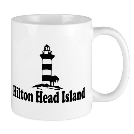 

CafePress - Hilton Head Island SC Lighthouse Design Mug - Ceramic Coffee Tea Novelty Mug Cup 11 oz
