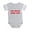Heather Gray, variant on CafePress - Too Much Talky Talk - Cute Infant Baby Football Bodysuit