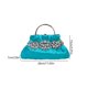 thumbnail image 3 of Bolso de mano de noche para mujer, cadena de diamantes de imitación, bandolera para fiesta de cóctel (azul), 3 of 5