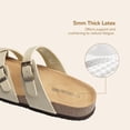 thumbnail image 2 of Sandalia DREAM PAIRS para mujer con plantilla de corcho y tiras ajustables, talla 9, 2 of 8