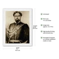 thumbnail image 2 of Kamehameha V - Portrait of the Hawaiian King (1830-1872) - Vintage Engraved Illustration - Japanese Unryu Rice Paper Art Print (Unframed) 17 x 22 in, 2 of 4