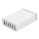 thumbnail image 5 of Cargador de viaje multifunción con múltiples puertos 6USB Protección eficiente Carga segura 100-240VEU 6 puertos Blanco, 5 of 10