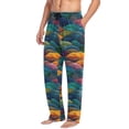 thumbnail image 2 of FORMRS Mens Pajama Pants with Pockets Soft Cotton Sleepwear Lounge Bottoms, Sizes S-2XL, Colorful Waves Pattern, 2 of 7