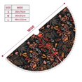 thumbnail image 3 of Rocae Floral for Christmas Tree Skirt with Pom Pom Trim for Holiday Party for Holiday Home Decor Indoor Outdoor-48", 3 of 7