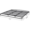 thumbnail image 4 of 6 Inch Heavy Duty Metal Platform Bed Frame Low Profile, Mattress Foundation, No Box Spring Needed, 4 of 7