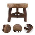 thumbnail image 4 of MasteelfCA 1pc Wooden Plant Stand Flower Pot Base Holder Stool Garden Flower Display Stand, 4 of 7