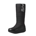 thumbnail image 6 of Mepaouo Waterproof Snow Boots for Women Mid Wide Calf Platform Outdoor Walking Winter Boots(Black,5.5), 6 of 7