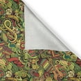thumbnail image 6 of Ambesonne Mexican Valance & Curtain, Cartoon Cultural Doodle, 55"x45", Multicolor, 6 of 6
