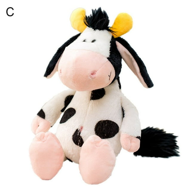 Cute Cartoon Cow Cattle Soft Plush Doll Sleeping Toy Kids Gift Home Decoration