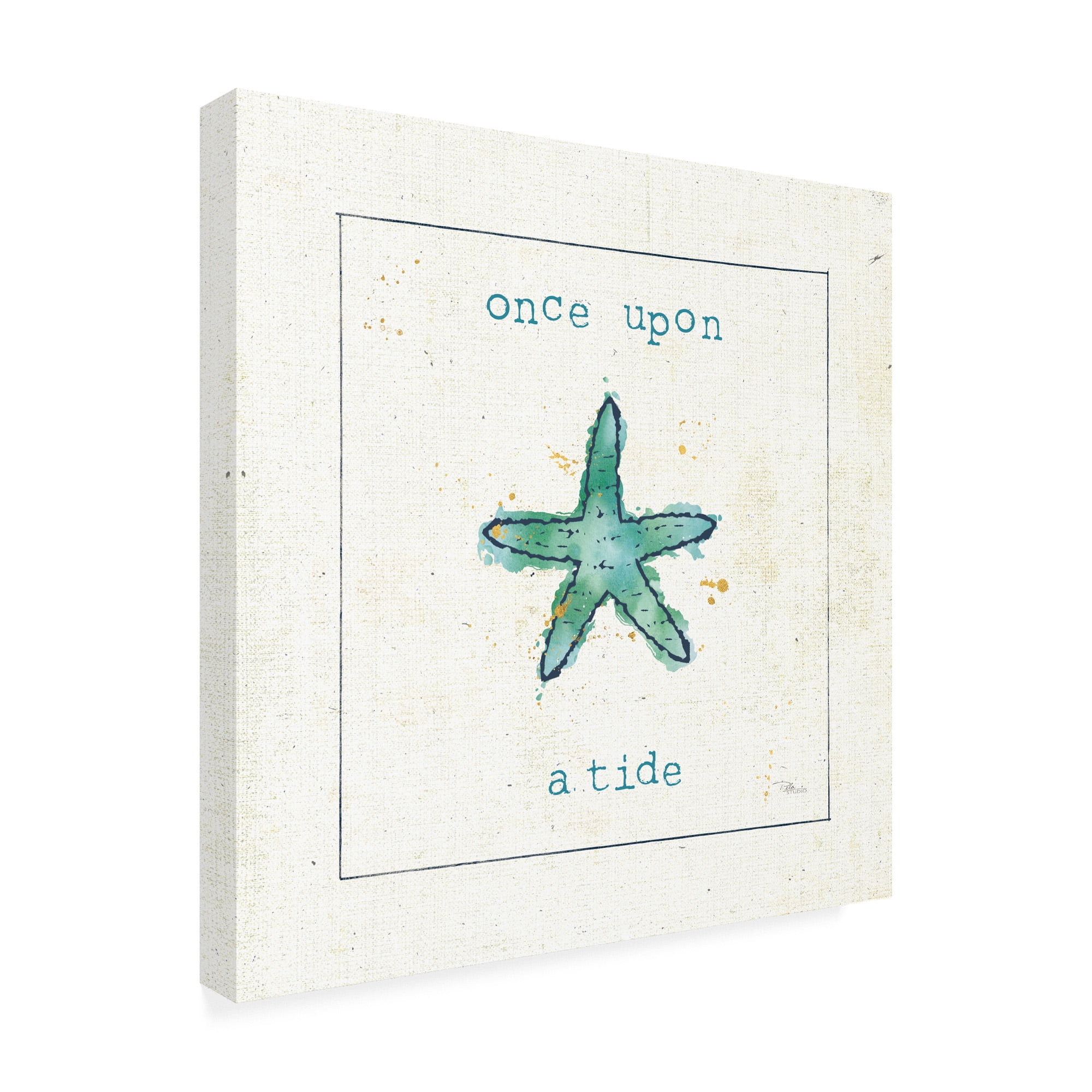 Trademark Fine Art 'Sea Treasures III - Once Upon a Tide' Canvas Art by Pela Studio