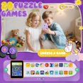 thumbnail image 4 of Teléfono inteligente de juguete para niños SnowCinda con pantalla de 2.8 pulgadas, 20 juegos, 4 of 7