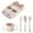 Khaki, variant on Come With Cutlery And Cup， Car Shaped Tableware Set For Kitchen And Dining Table Car Dinner Tray Fiber For Boys And Girls With Separate Plates Cutlery And Water Cup Plate Mat Set Outdoor Place Mates