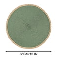 thumbnail image 3 of Braided Round Placemats 15 Inch Woven Table Mats Non- Washable Thin Edge Place Mats for Kitchen Dining Table Decor - Heat Resistant Placemats for Dining Outdoors Parties Use, 3 of 7