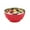 Red, variant on Fmxomd Stainless Steel Bowls Double Layer Soup Ice Cream Metal Mixing Nesting Bowls for Serving Soup Rice Cereal - Orange Bowls Set