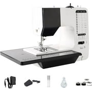 Maxmarrt Mini Sewing Machine with Extension Table and Sewing Supplies Set Small Electric Overlock Sewing Machines with Dual Speed,up to 38 Built-in Stitch Patterns