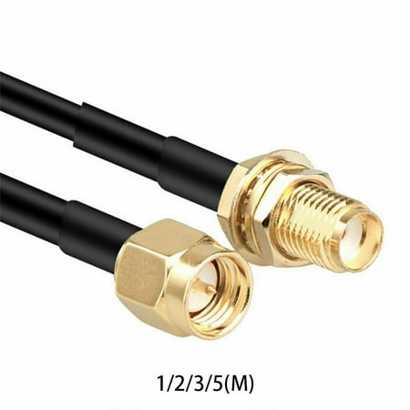 

RANMEI 1m to 5m SMA Male to Female Coaxial Extension Cable Antenna Wi-F Router