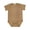 Brown Reptile, variant on Baby Soft Fine Jersey Short Sleeve Bodysuit (4424) Blush, 24M