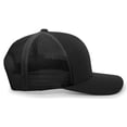 thumbnail image 4 of Pacific Headwear Trucker Snapback Cap 104C Black Os, 4 of 8