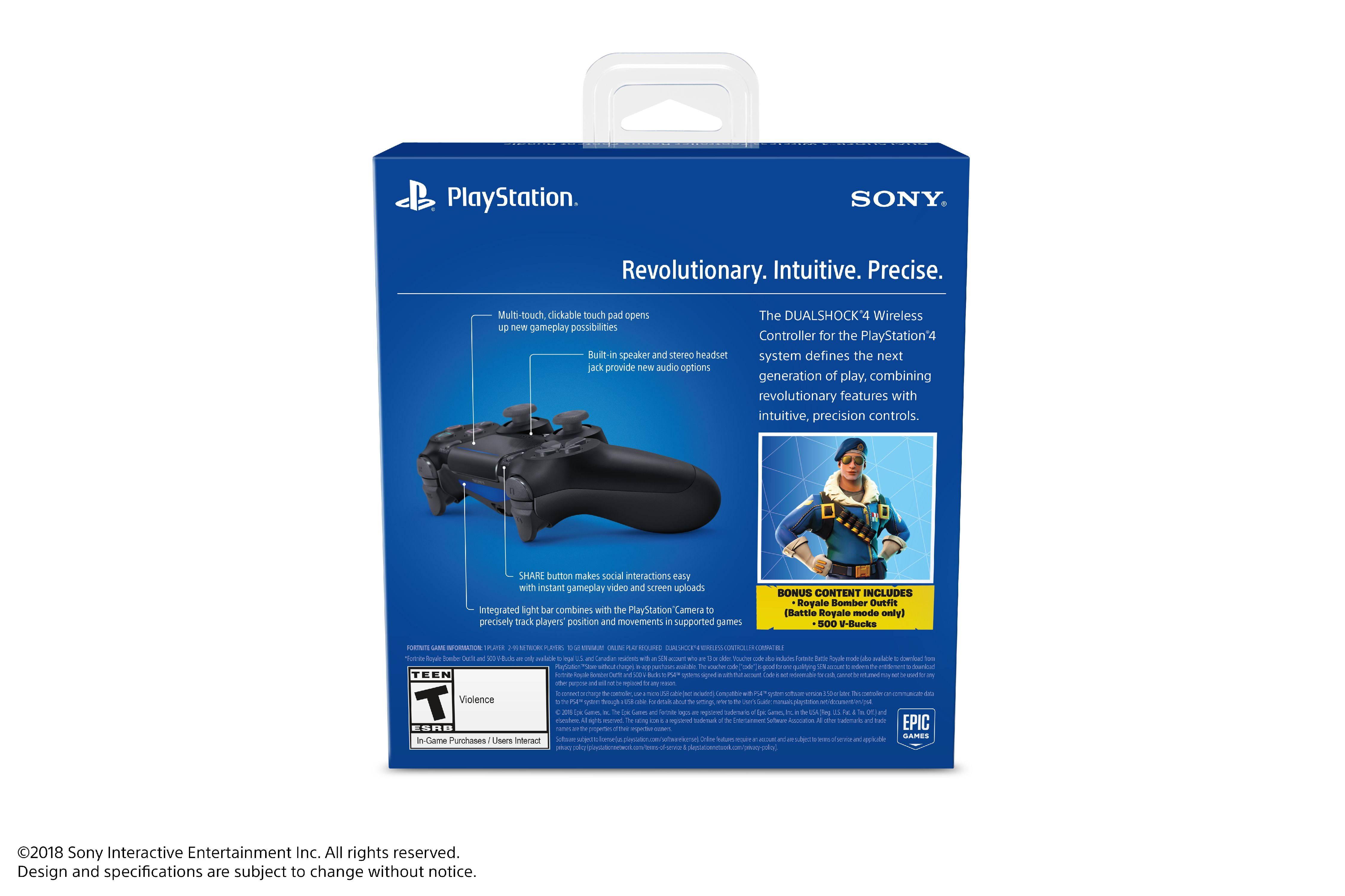 DualShock 4 Wireless Controller - Fortnite Bundle - Walmart.com