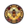 thumbnail image 2 of Women's Casual Floral Bee Graphic Tee - Comfy Crew Neck Short Sleeve T-Shirt, Perfect for Summer & Casual Attire, 2 of 6