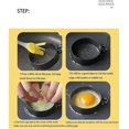 thumbnail image 3 of Huevo frito Huevo Shaper Panqueque Herramienta de cocina Panqueque de acero inoxidable 2ps, 3 of 4